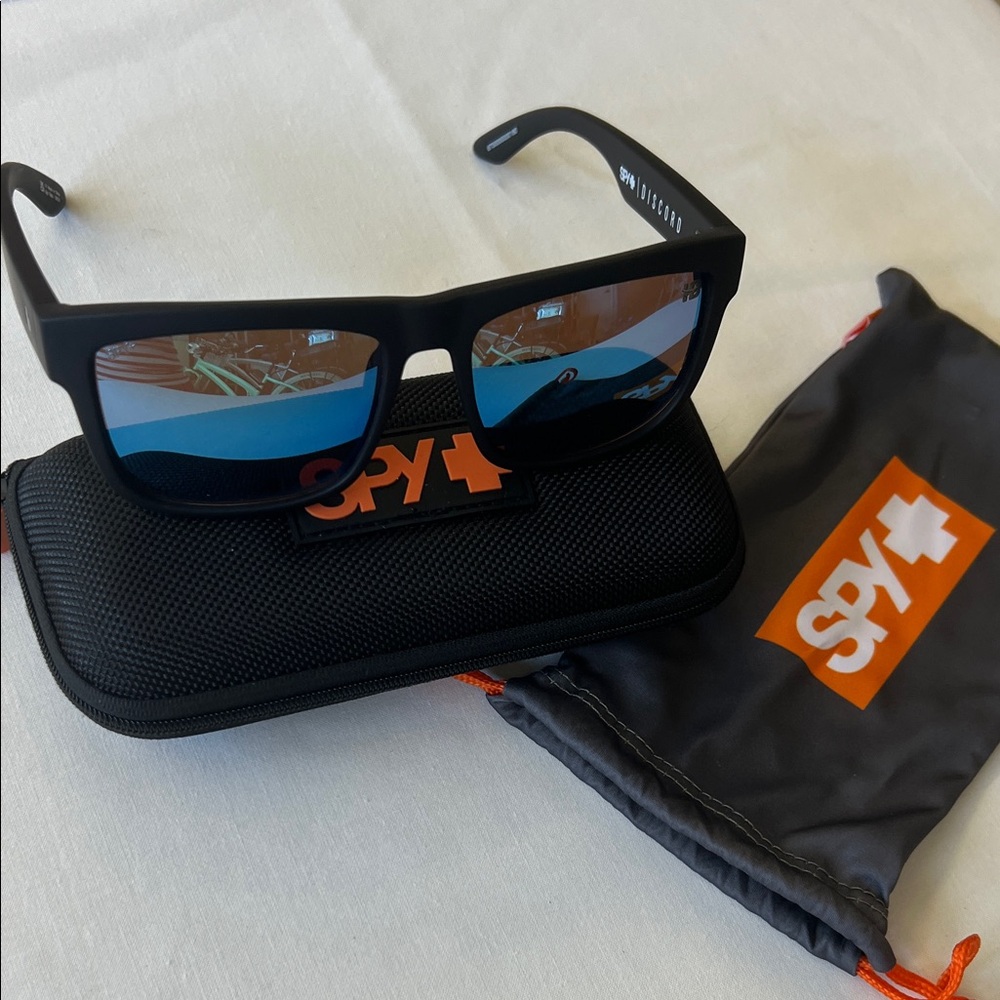 Spy Optic Black Sunglasses with Case